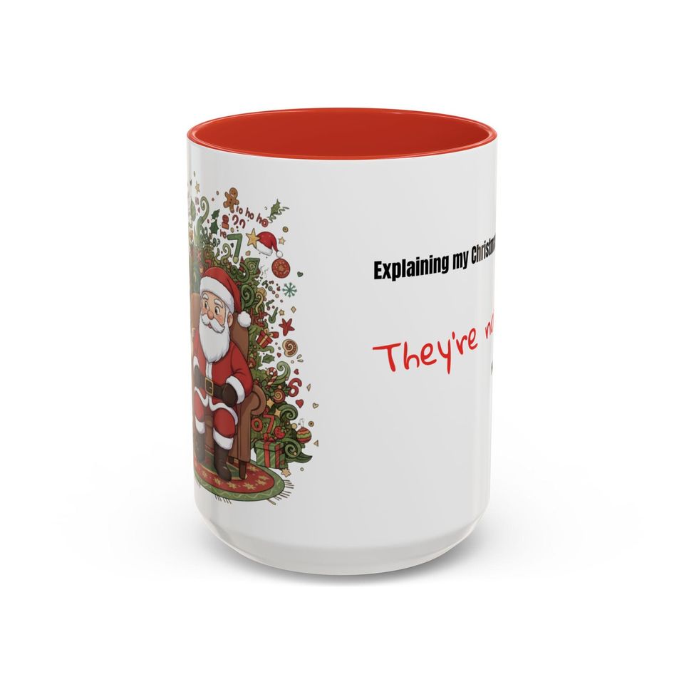 Funny Sarcastic Christmas Mug: TikTok 6 7 Trend