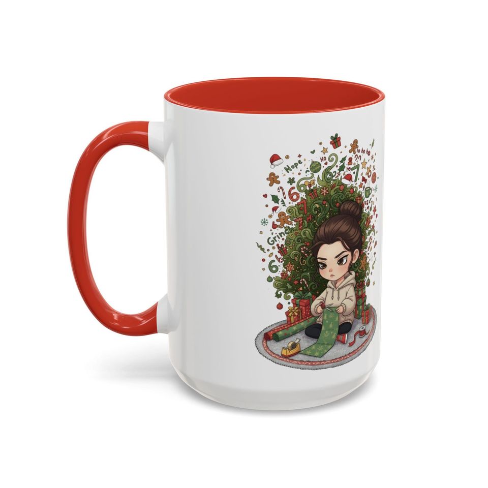 Funny Christmas Mug: TikTok 6 7 Trend, Sarcastic Holiday Coffee Cup
