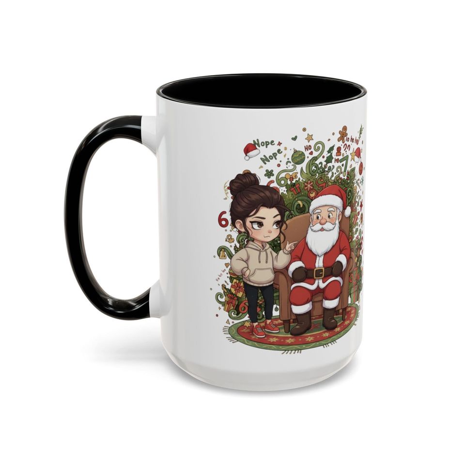 Funny Sarcastic Christmas Mug: TikTok 6 7 Trend