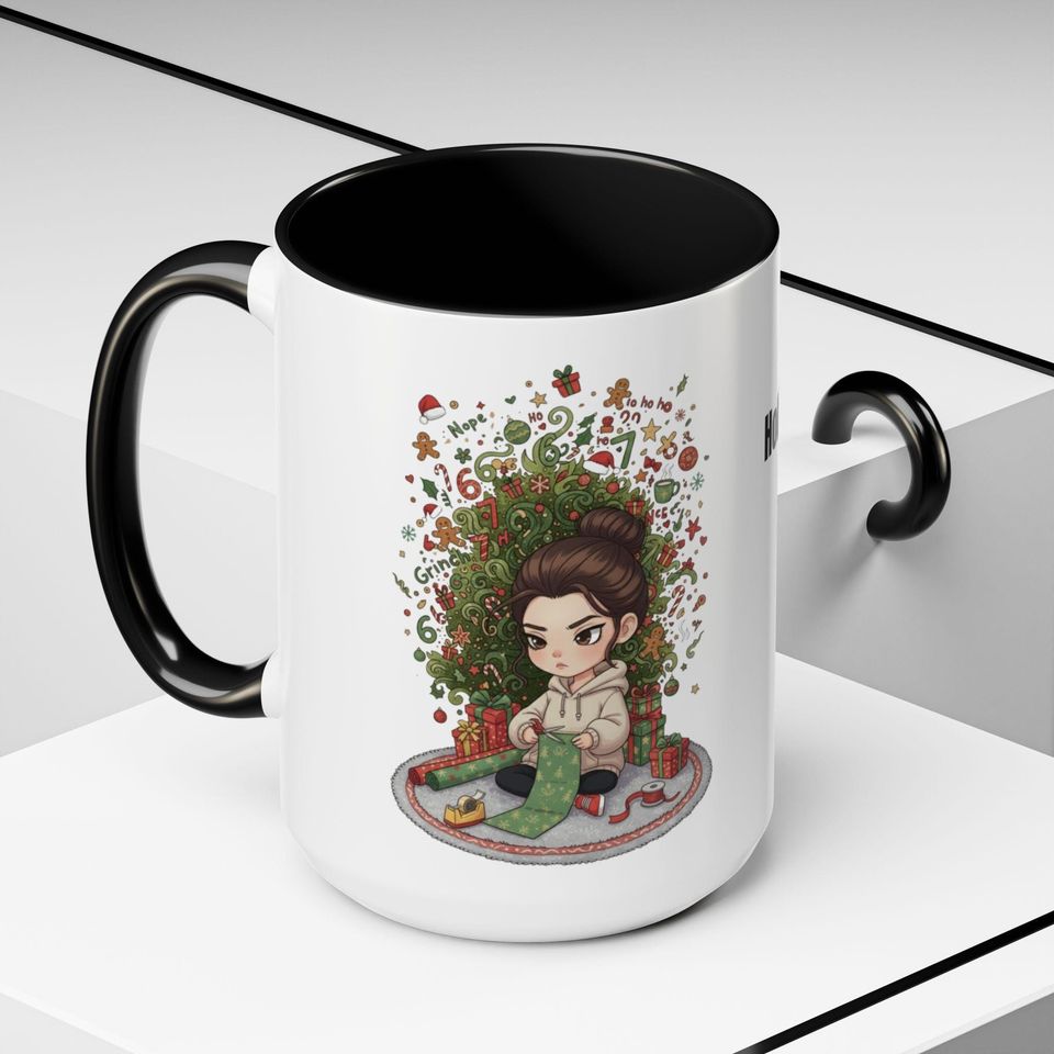 Funny Christmas Mug: TikTok 6 7 Trend, Sarcastic Holiday Coffee Cup