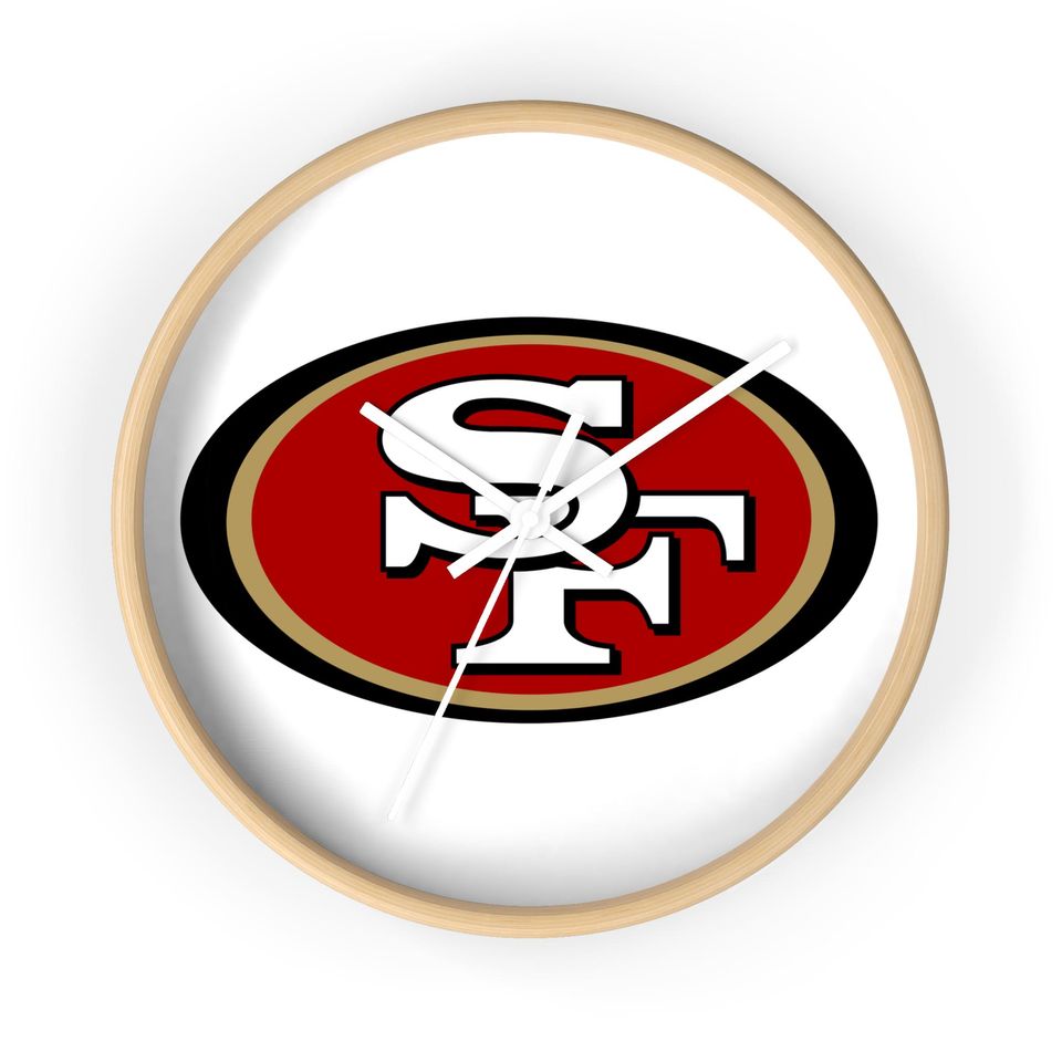 49ers Wall Clock | Sports Team Inspired Decor