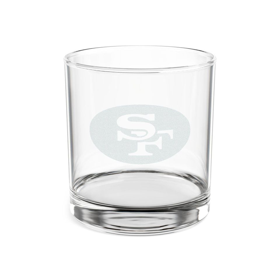 49ers Logo Whiskey Glass | Rocks Glass