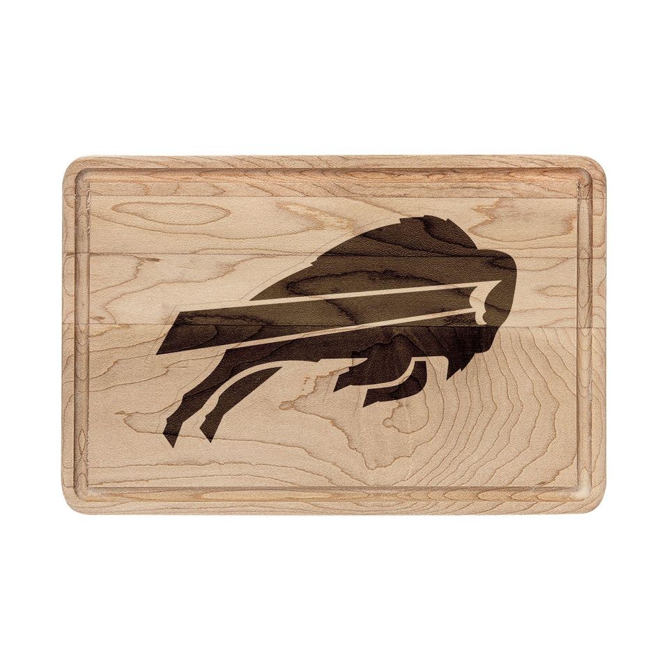Buffalo Bills Logo Cutting Board | Wooden Cutting Board