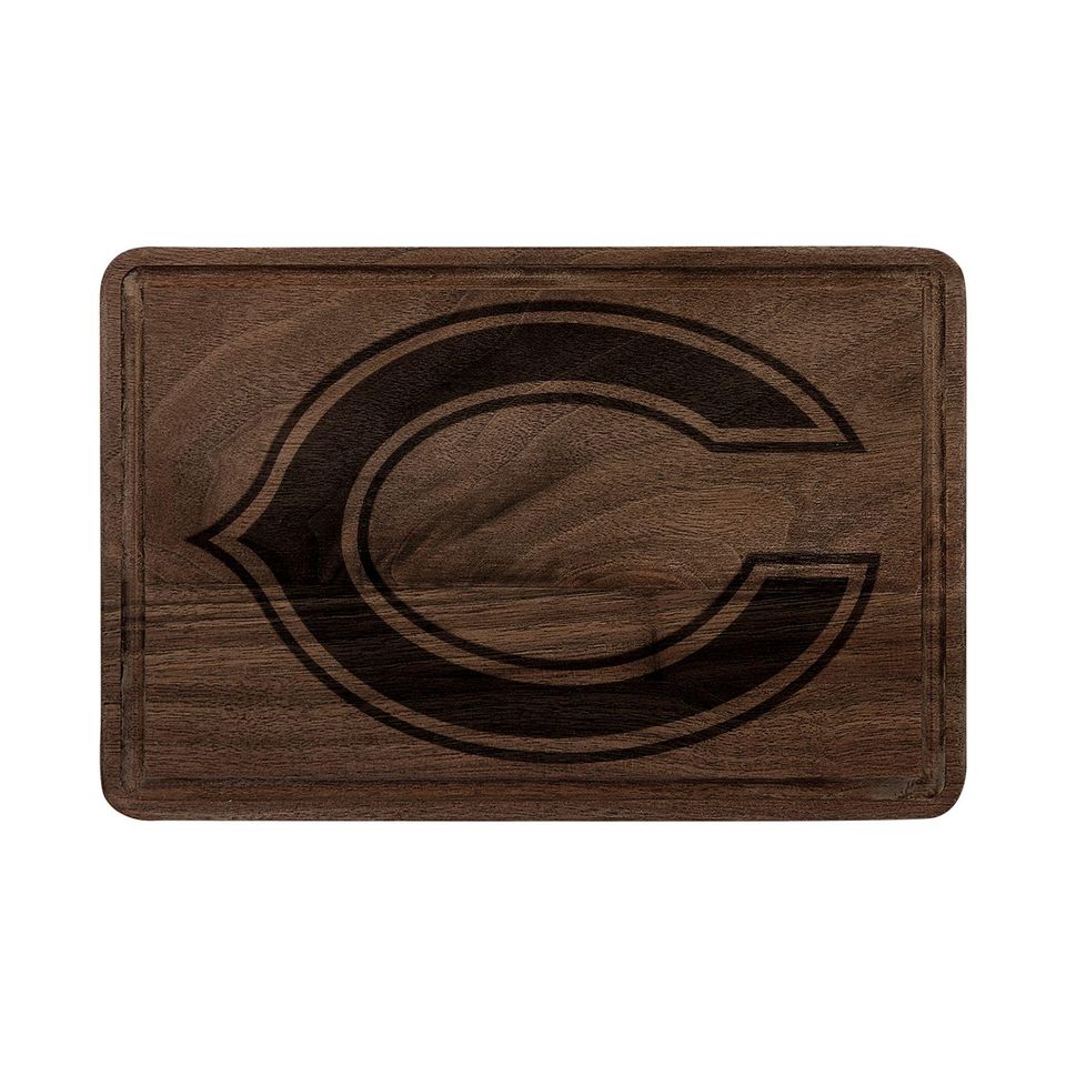 Chicago Bears Letter Cutting Board | Monogram Wood Cutting Board