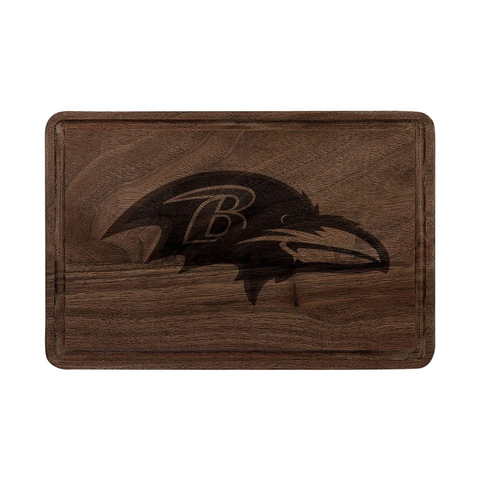 Baltimore Ravens Logo Cutting Board | Wooden Cutting Board