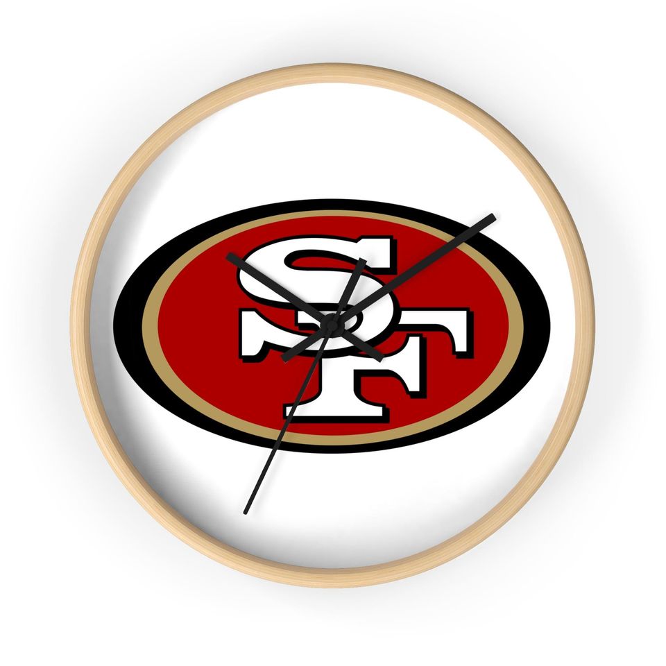 49ers Wall Clock | Sports Team Inspired Decor