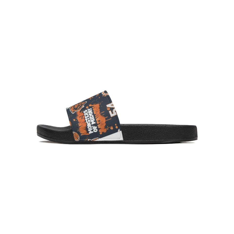 Chicago Bears Slide Sandals Football Team Logo Footwear