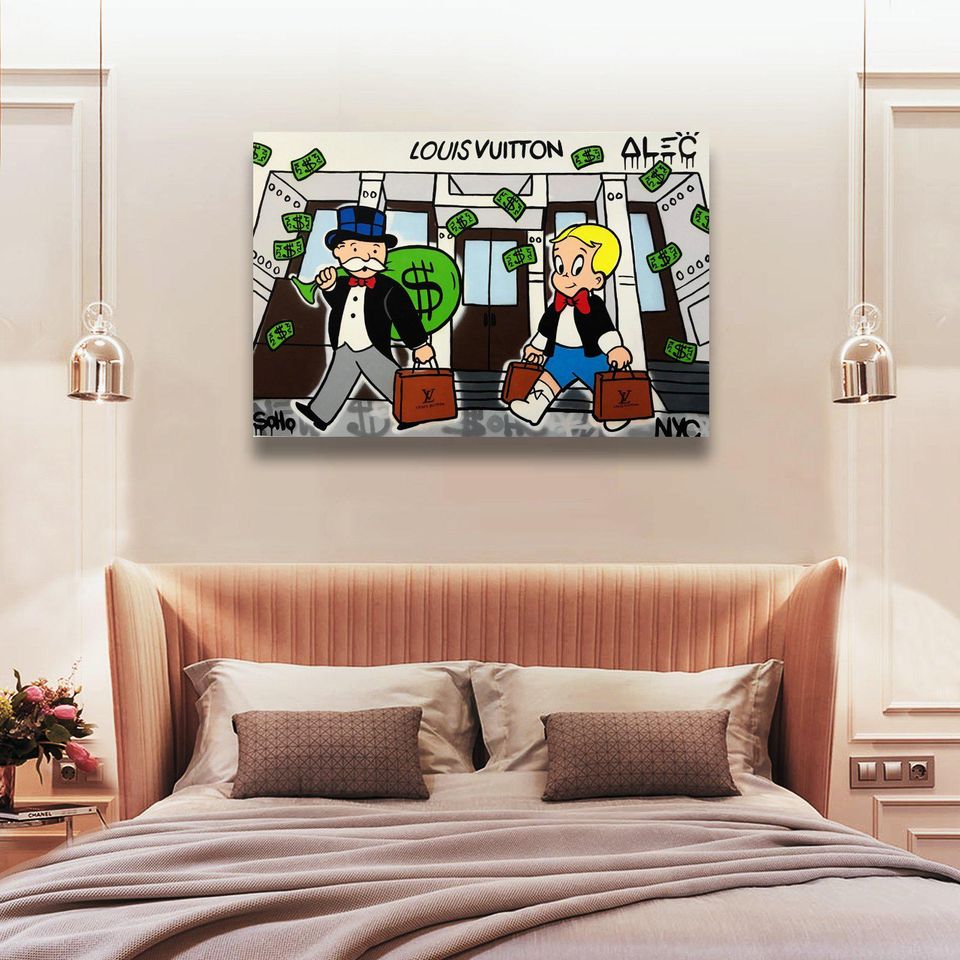 Alec Monopolys Graffiti Wall Art Poster Vertical Print for Living Room Decor