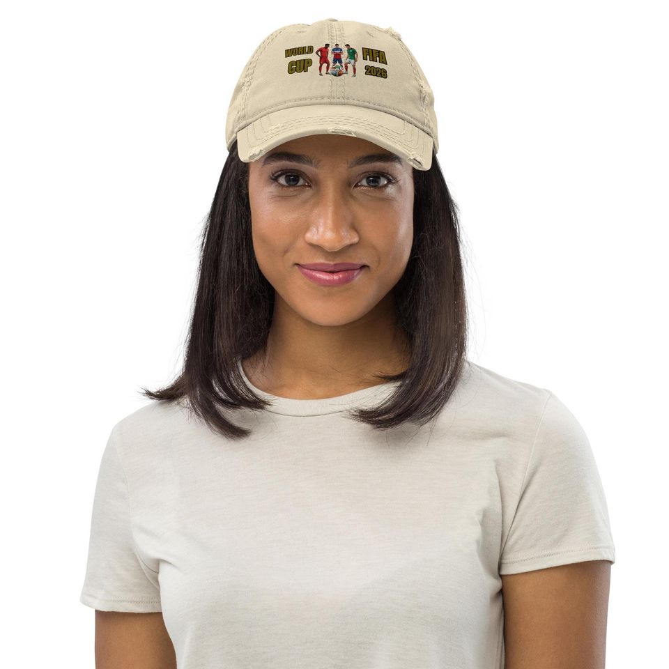 FIFA World Cup 2026 Distressed Unisex Dad Cap