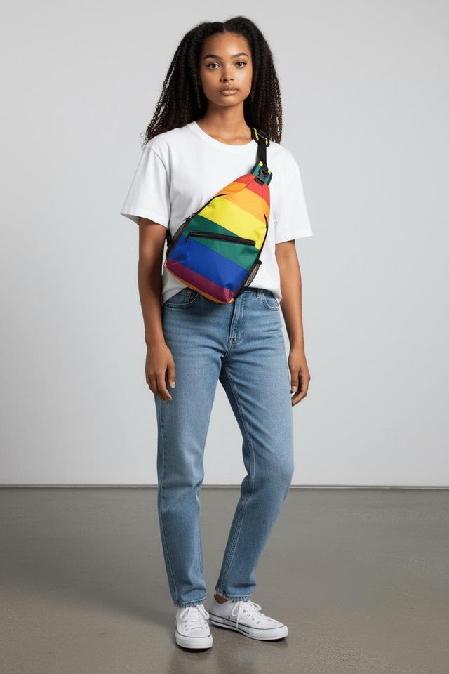 Rainbow Pride Chest Bags LGBTQ+ Pride Accessory