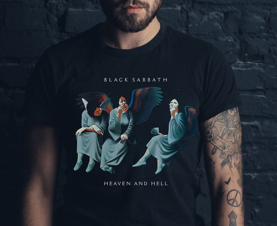 Black Sabbath Heaven And Hell Album Cover T-shirt