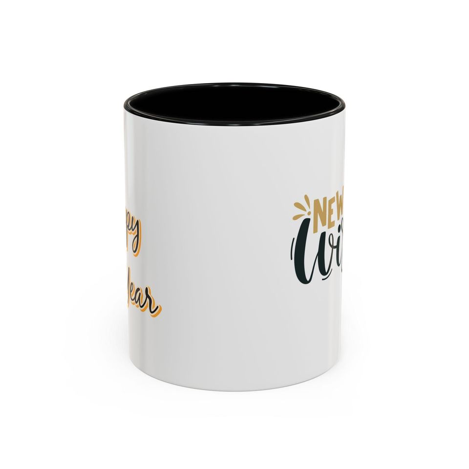 New Year Wishes Happy new year Coffee Mug | Accent Coffee Mug
