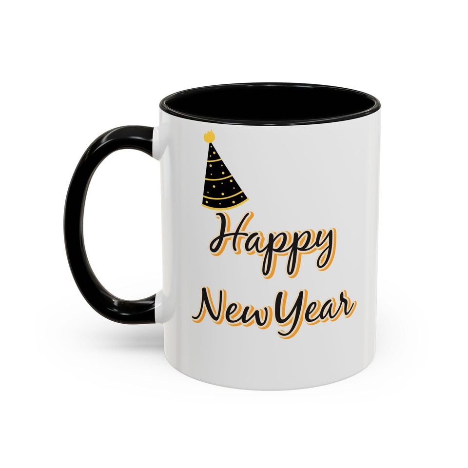 New Year Wishes Happy new year Coffee Mug | Accent Coffee Mug