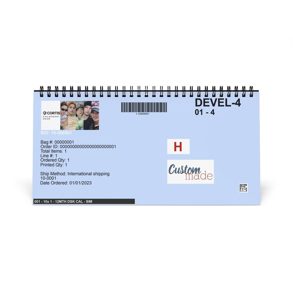 Cortis-inspired 2026 K-Pop Desktop Calendar | Fan Gift