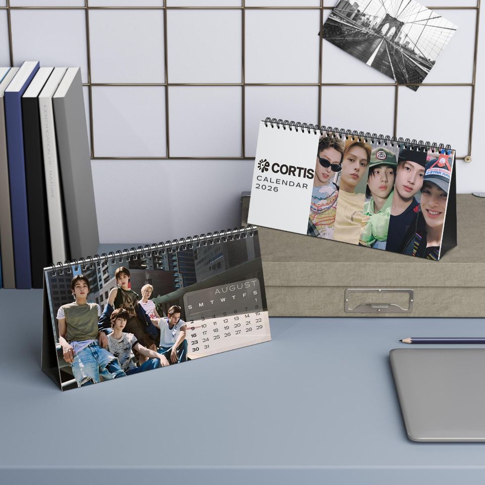 Cortis-inspired 2026 K-Pop Desktop Calendar | Fan Gift
