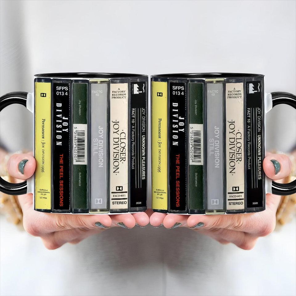 Joy Division Albums Cassette Retro Collection Accent Mug