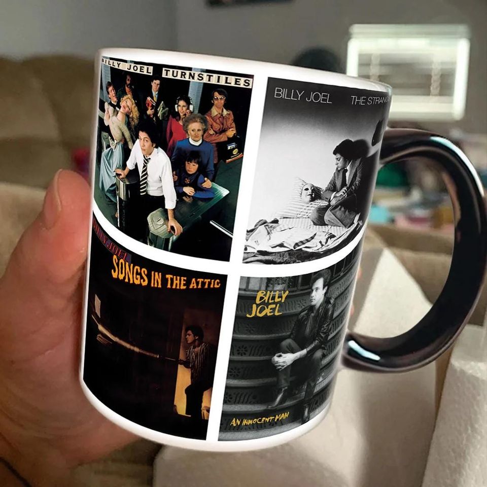 Billy Joel Albums Cover Collection Retro Mug