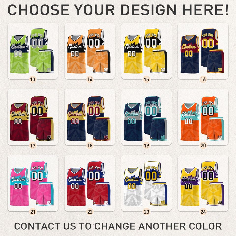 Custom City Star Basketball Jersey Set: Personalized Name & Number