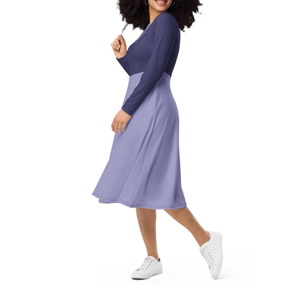 Vanessa Ursula Costume Long Sleeve Midi Dress