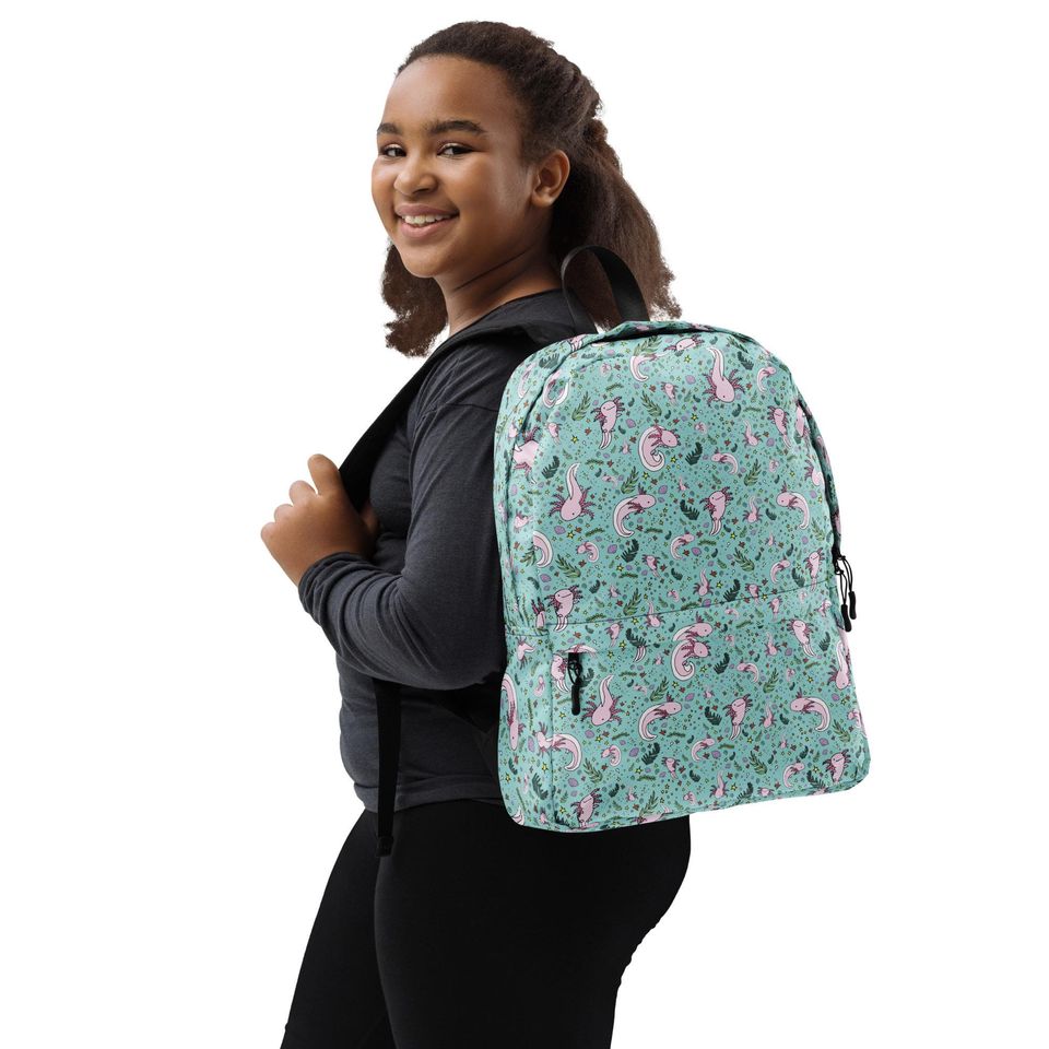Cute Axolotl Backpack