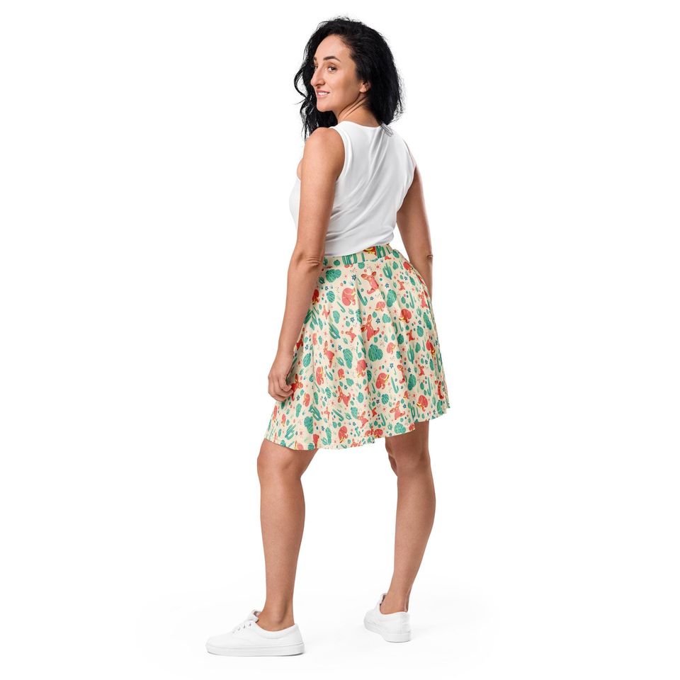 Fennec Fox Skater Skirt