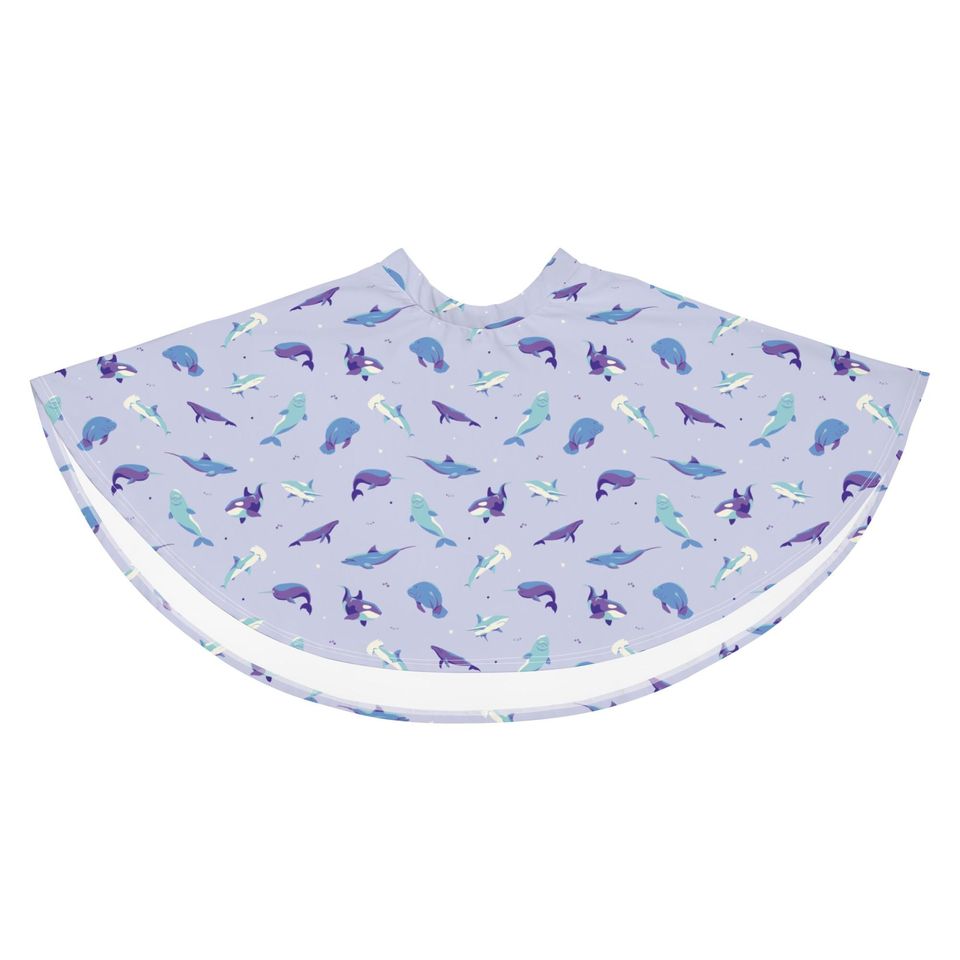 Ocean Animals Skater Skirt