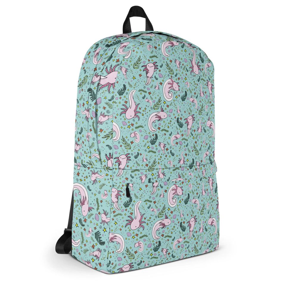 Cute Axolotl Backpack
