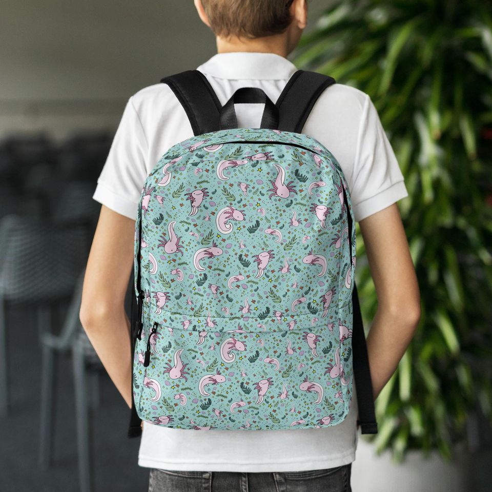 Cute Axolotl Backpack