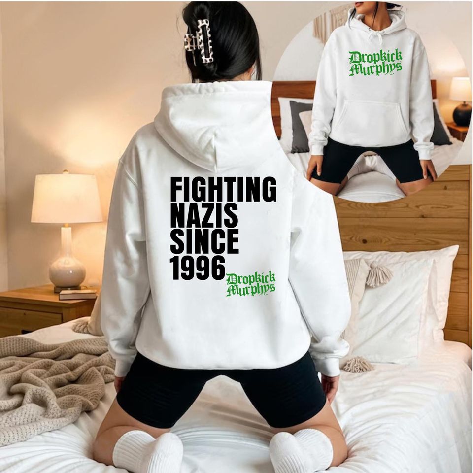 Dropkick Murphys T Shirt,  Fighting Nazis Since 1996 Flogging Molly The Rumjacks