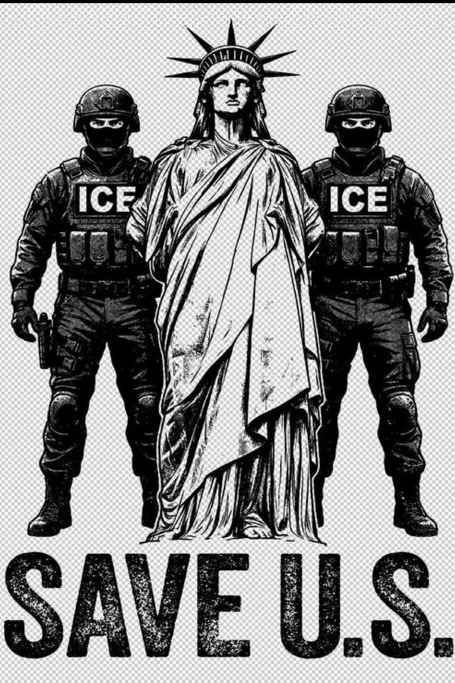 Abolish Ice Sign, Anti-Trump Protest Sign, Anti-Authoritarian Political Poster, Freedom & Democracy Activist Art