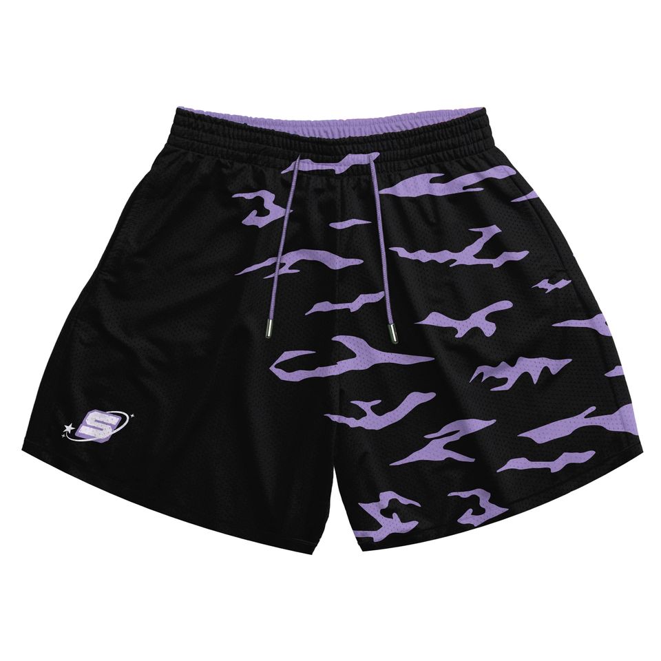Cursed Mark Mesh Shorts
