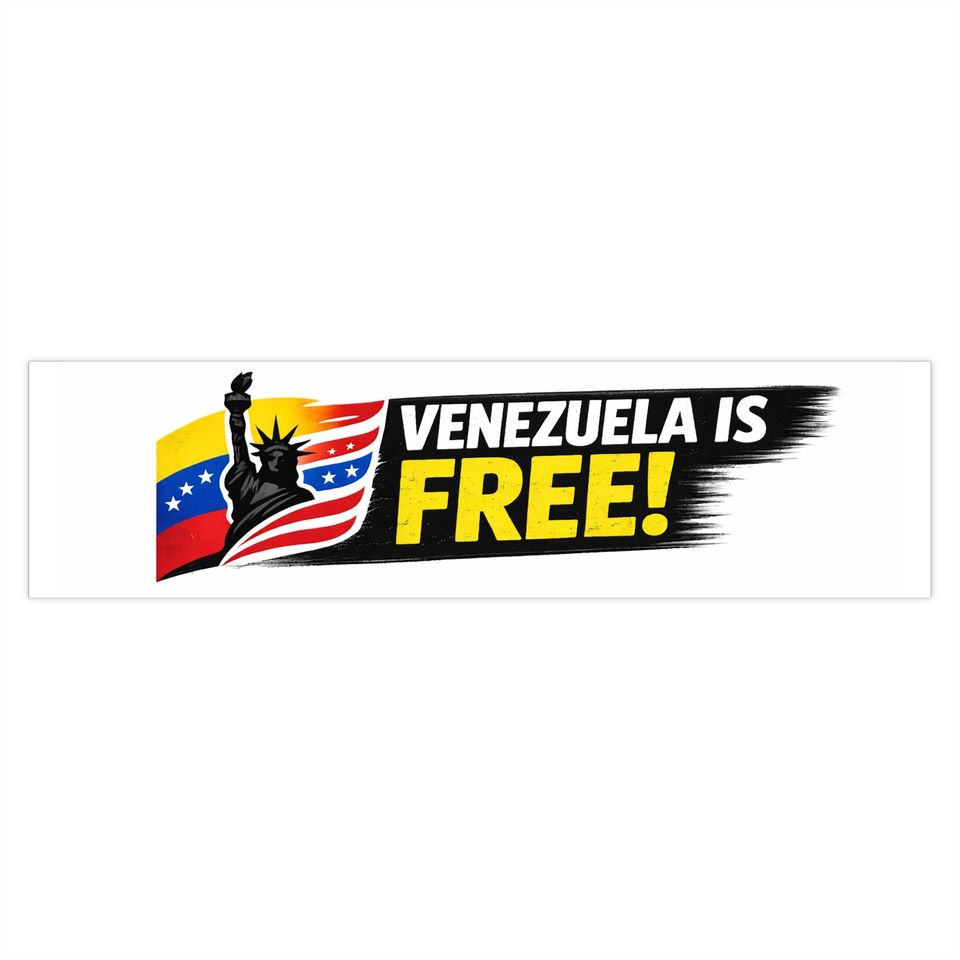 Venezuela Is Free Bumper Sticker