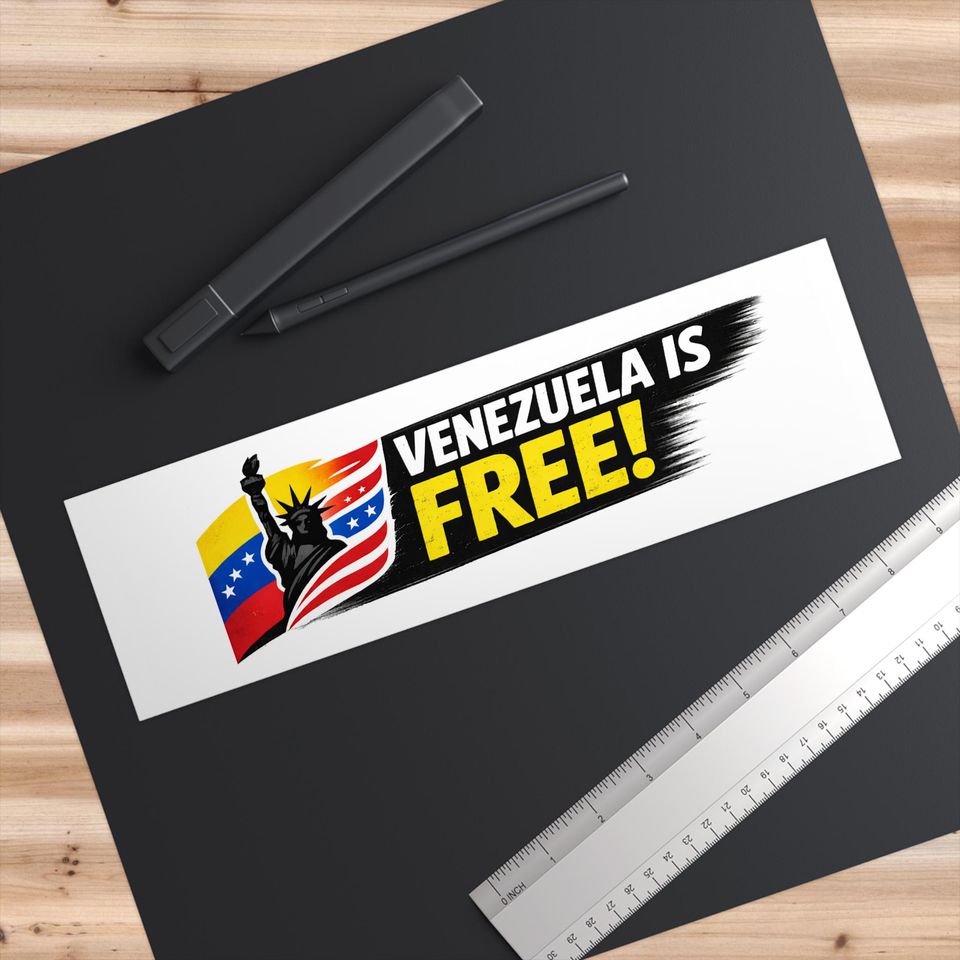 Venezuela Is Free Bumper Sticker