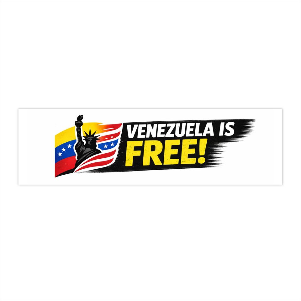 Venezuela Is Free Bumper Sticker