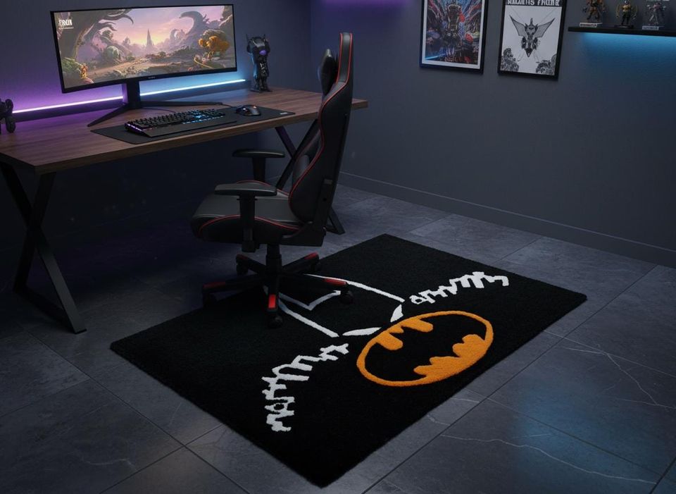 Custom Tufted Rug Batman