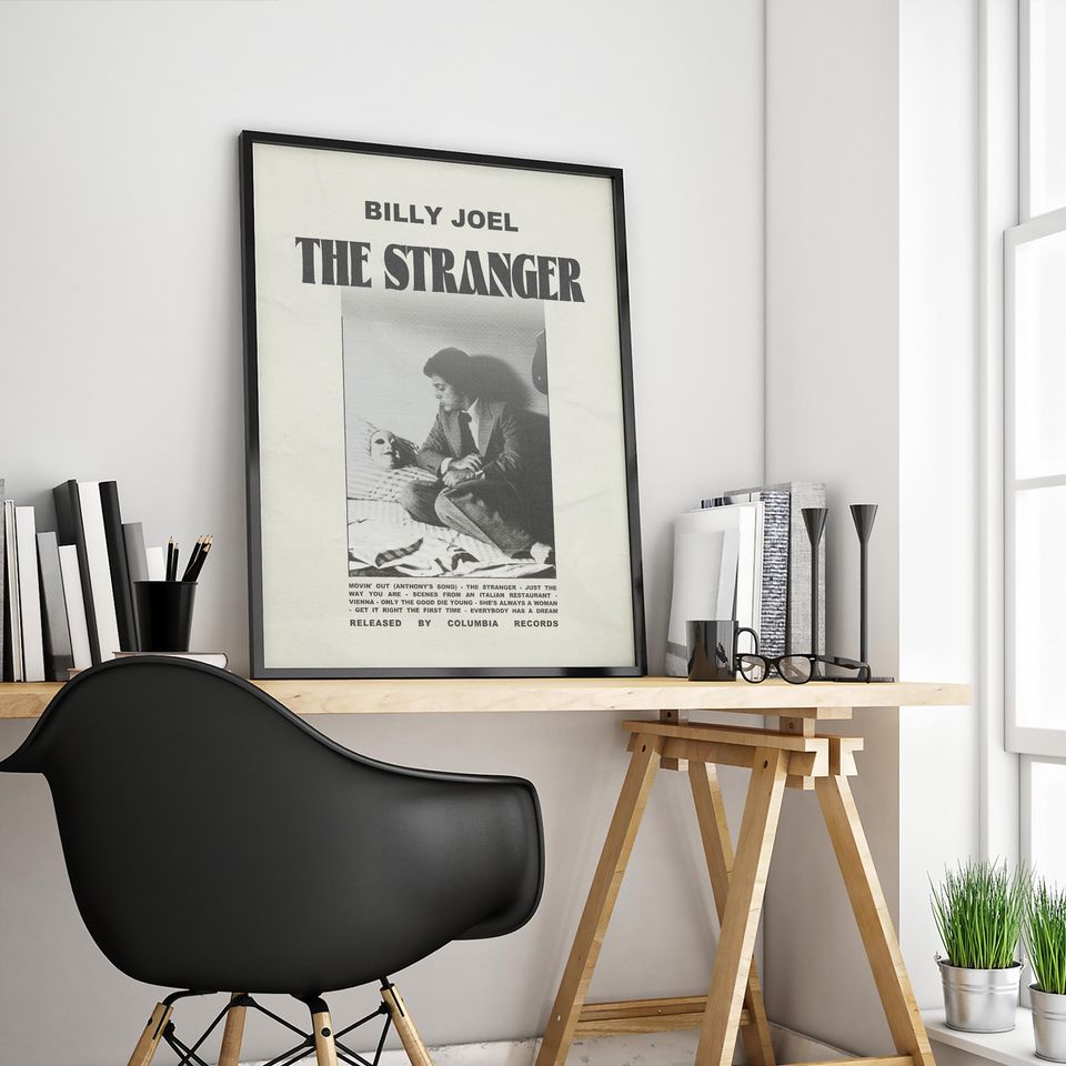 Billy Joel The Stranger Album Cover Poster Wall Art
