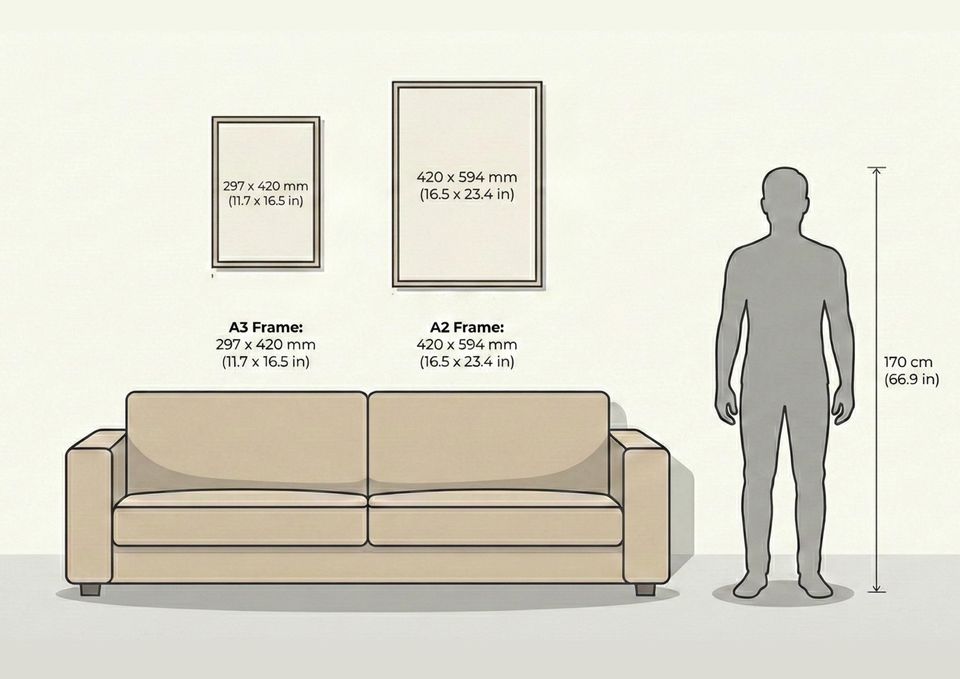 World Cup 2026 Poster, Bauhaus Modern Soccer Print