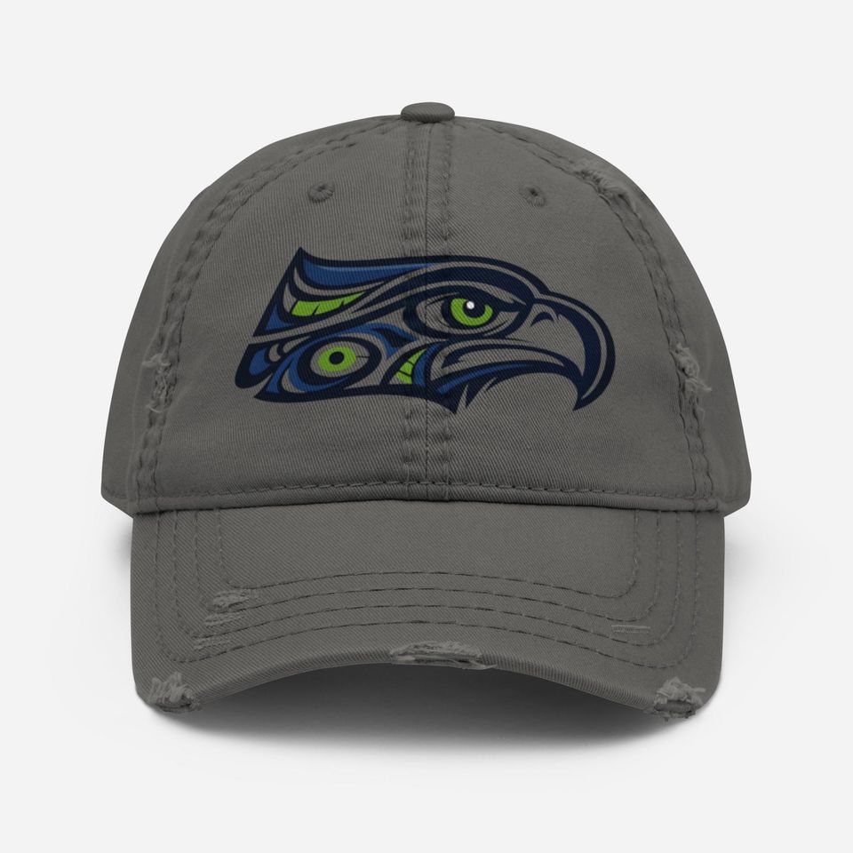 Seattle Seahawks Distressed Dad Hat