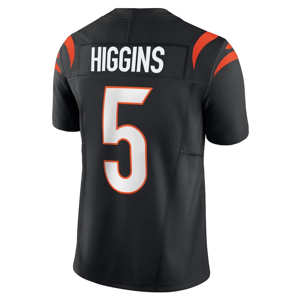 Personalized Cincinnati Bengals Jersey, Custom Name & Number, #5 Tee Higgins Limited Player Jersey