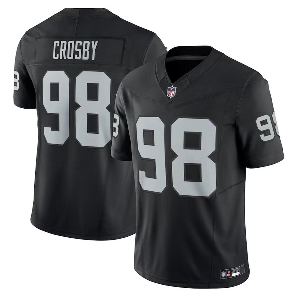 Personalized Raiders Jersey, Custom Name & Number, #98 Maxx Crosby Limited Player Jersey