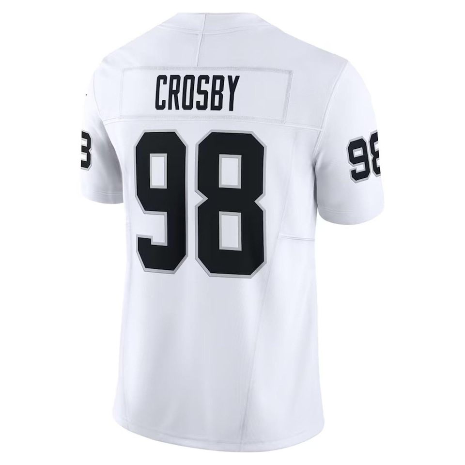 Personalized Raiders Jersey, Custom Name & Number, #98 Maxx Crosby Limited Player Jersey