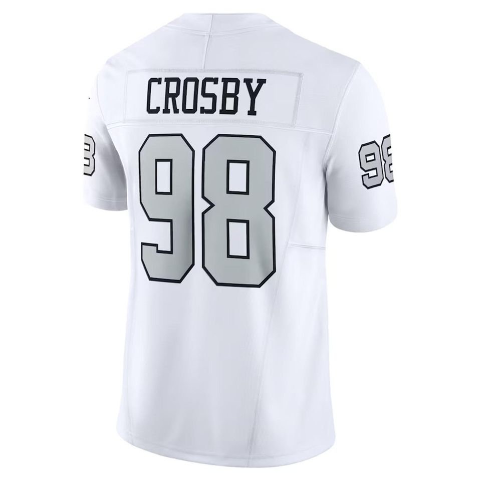 Personalized Raiders Jersey, Custom Name & Number, #98 Maxx Crosby Limited Player Jersey