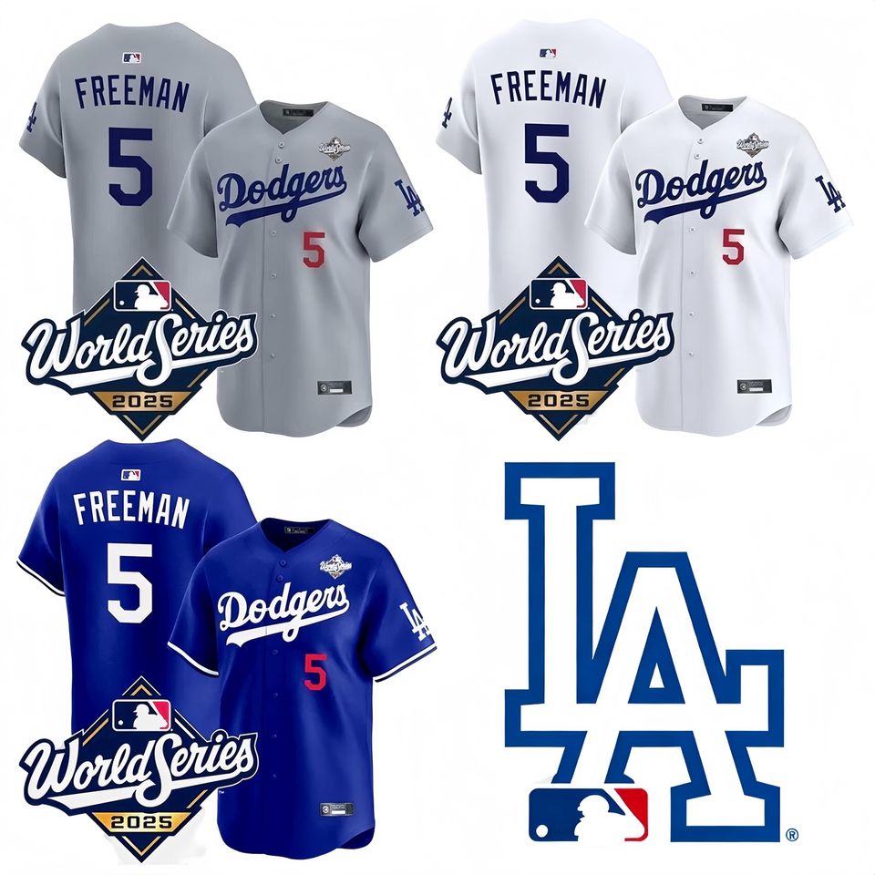 Personalized Los Angeles Dodgers Jersey, Custom Name & Number