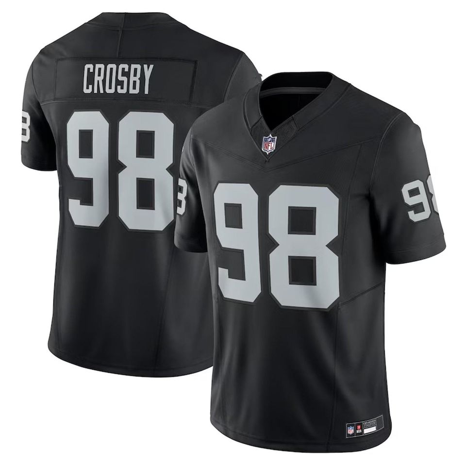 Personalized Raiders Jersey, Custom Name & Number, #98 Maxx Crosby Limited Player Jersey