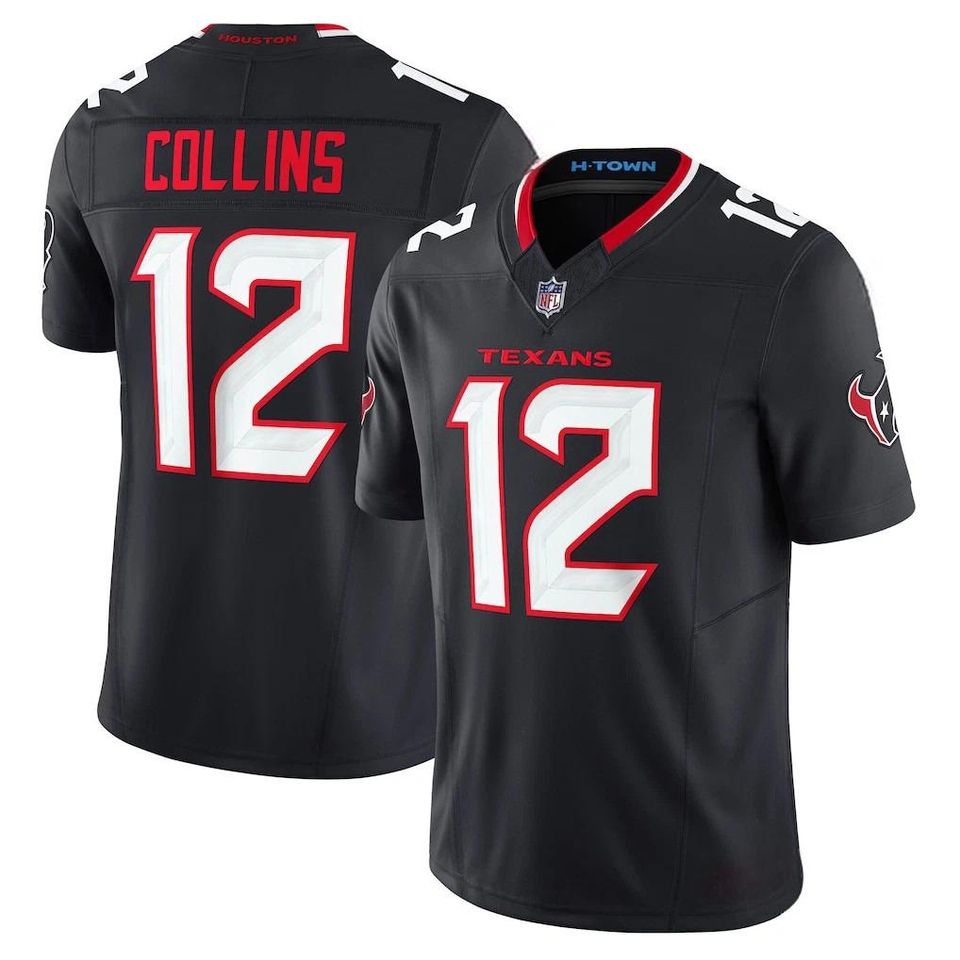 Personalized Houston Texans Jersey, Custom Name & Number, #12 Nico Collins. Limited Player Jersey