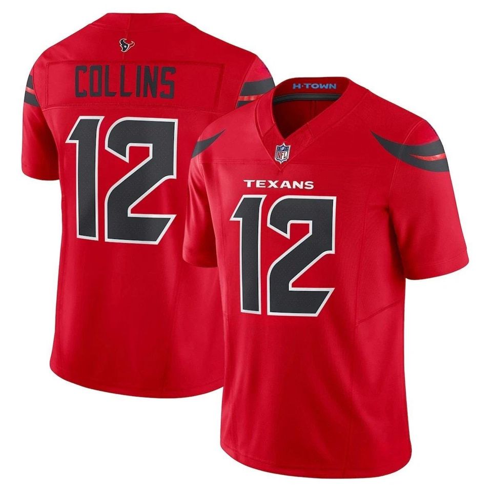 Personalized Houston Texans Jersey, Custom Name & Number, #12 Nico Collins. Limited Player Jersey