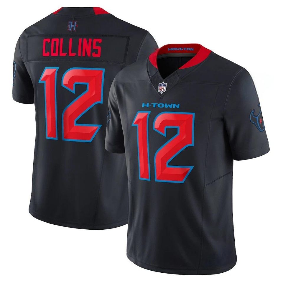 Personalized Houston Texans Jersey, Custom Name & Number, #12 Nico Collins. Limited Player Jersey
