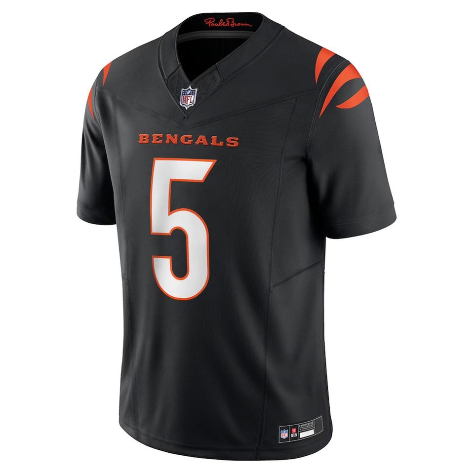 Personalized Cincinnati Bengals Jersey, Custom Name & Number, #5 Tee Higgins Limited Player Jersey