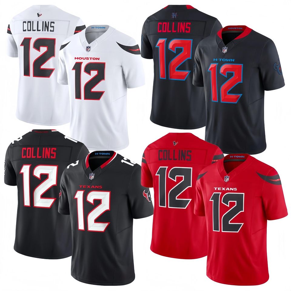 Personalized Houston Texans Jersey, Custom Name & Number, #12 Nico Collins. Limited Player Jersey