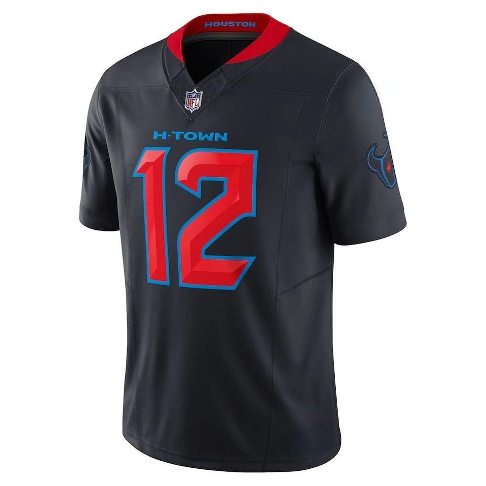 Personalized Houston Texans Jersey, Custom Name & Number, #12 Nico Collins. Limited Player Jersey